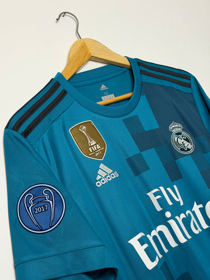 Cristiano Ronaldo Real Madrid CF 2017-18 third football shirt (M)