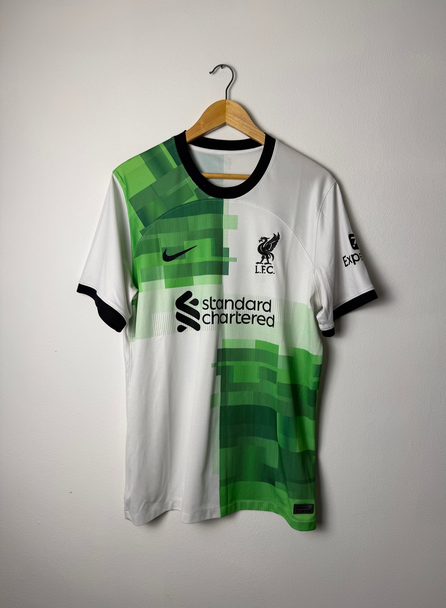 Mohamed Salah Liverpool FC 2023-24 away football shirt (L)