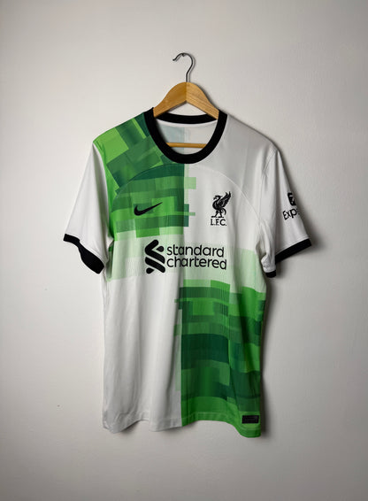 Mohamed Salah Liverpool FC 2023-24 away football shirt (L)