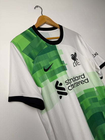 Mohamed Salah Liverpool FC 2023-24 away football shirt (L)
