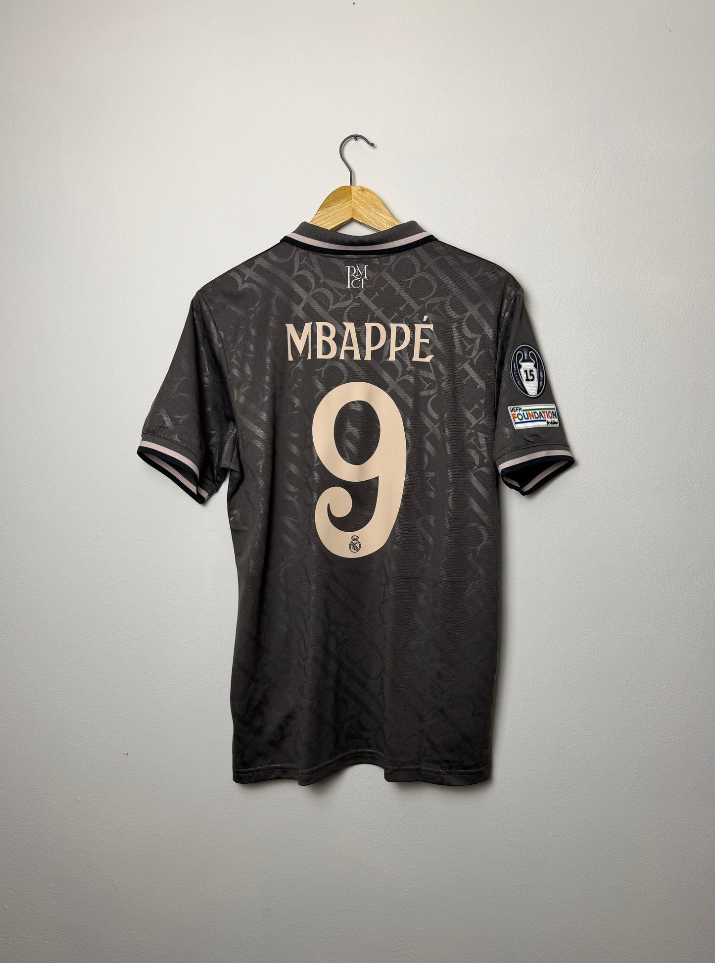 Kylian Mbappe Real Madrid CF 2024-25 third football shirt (M)