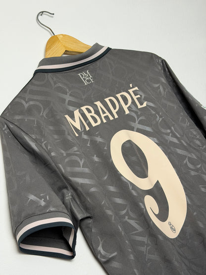 Kylian Mbappe Real Madrid CF 2024-25 third football shirt (M)
