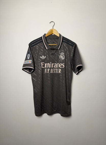 Kylian Mbappe Real Madrid CF 2024-25 third football shirt (M)