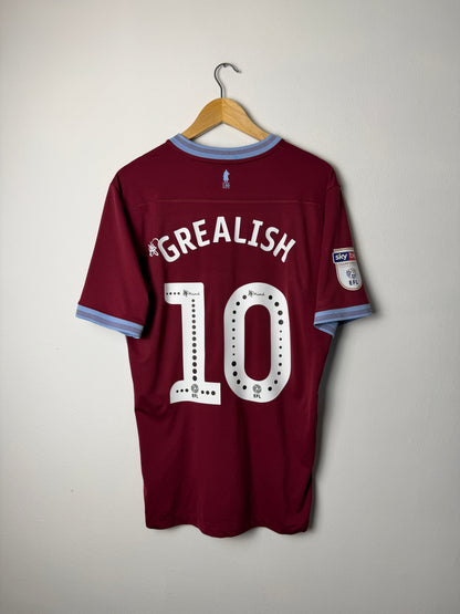 Jack Grealish Aston Villa 2018-19 home football shirt (L)