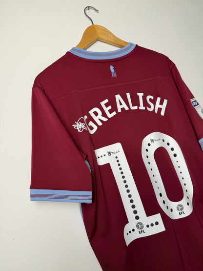 Jack Grealish Aston Villa 2018-19 home football shirt (L)