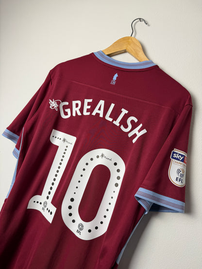 Jack Grealish Aston Villa 2018-19 home football shirt (L)