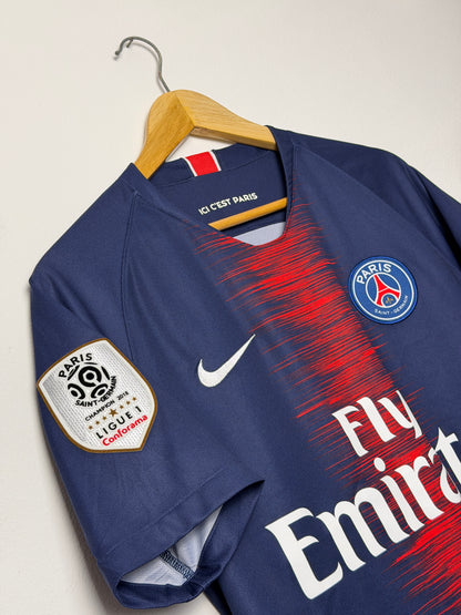 Neymar JR PSG 2018-19 home football shirt (M)