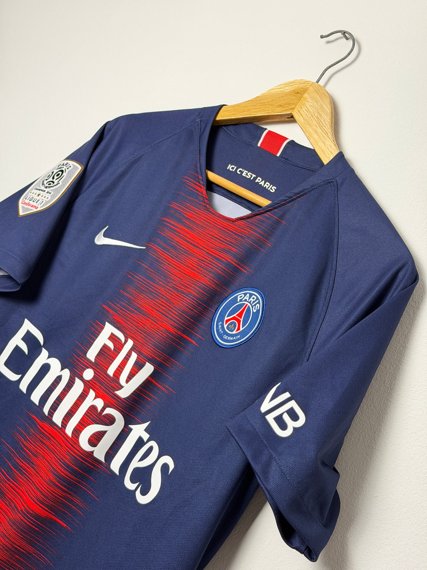 Neymar JR PSG 2018-19 home football shirt (M)