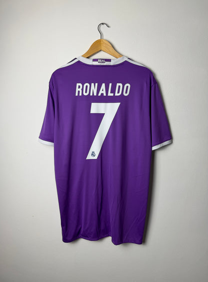 Cristiano Ronaldo Real Madrid CF 2016-17 away football shirt (XL)
