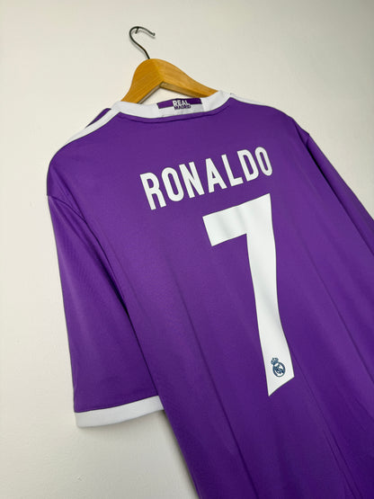 Cristiano Ronaldo Real Madrid CF 2016-17 away football shirt (XL)
