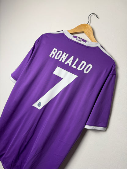 Cristiano Ronaldo Real Madrid CF 2016-17 away football shirt (XL)