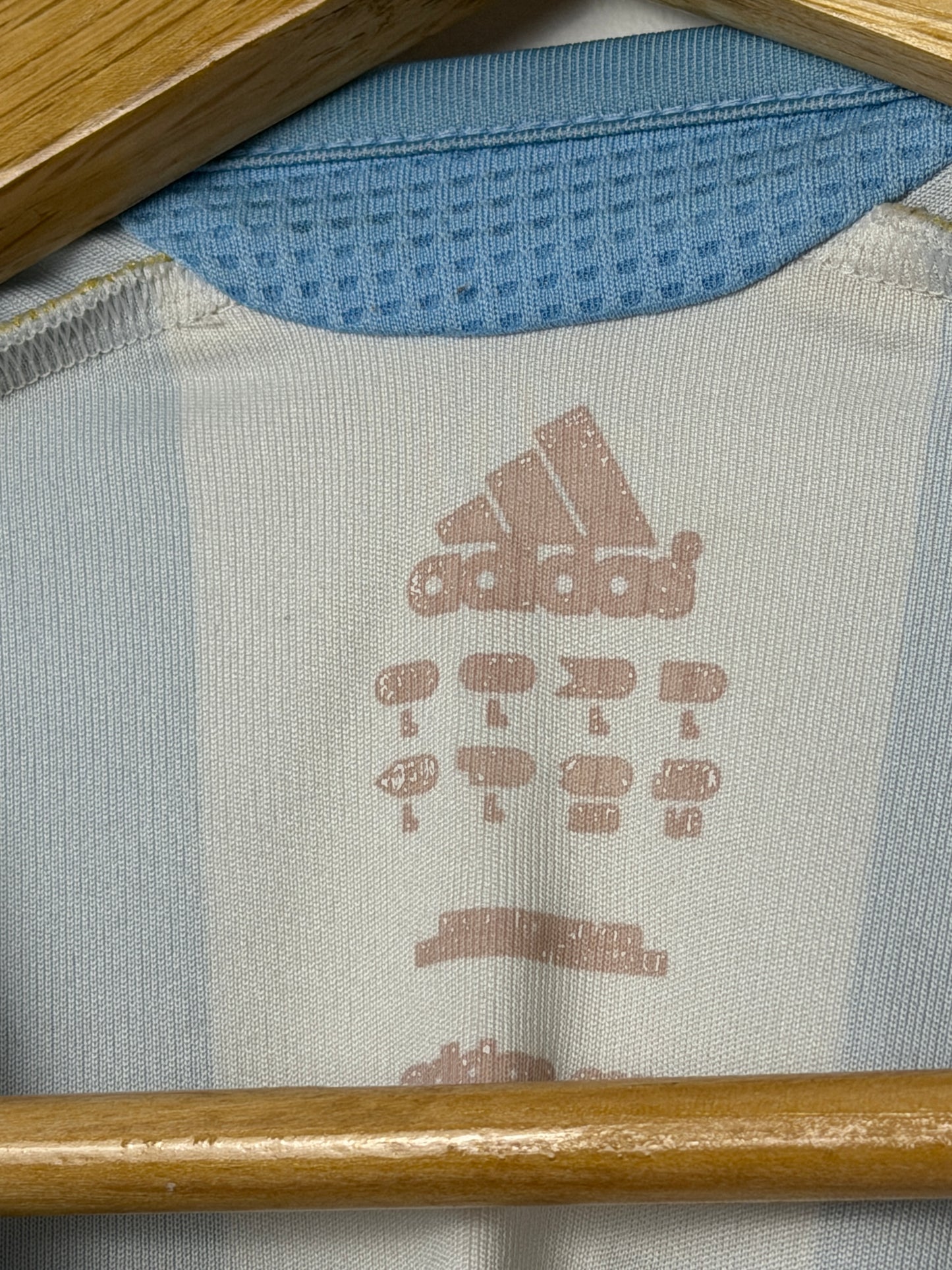 Lionel Messi Argentina 2006 World Cup home football shirt (L)