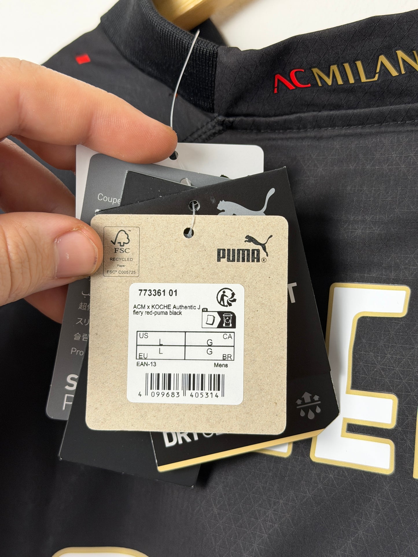 Rafa Leao AC Milan x Kocke 2022-23 fourth football shirt (L)