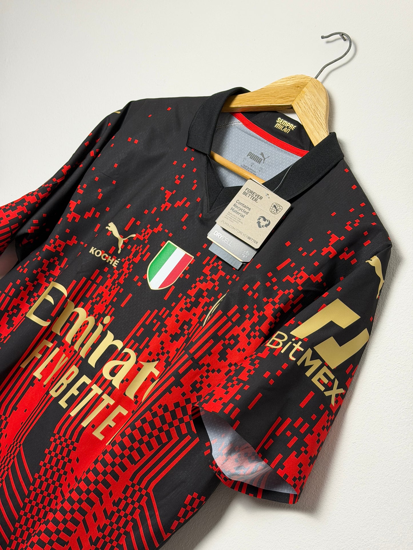 Rafa Leao AC Milan x Kocke 2022-23 fourth football shirt (L)