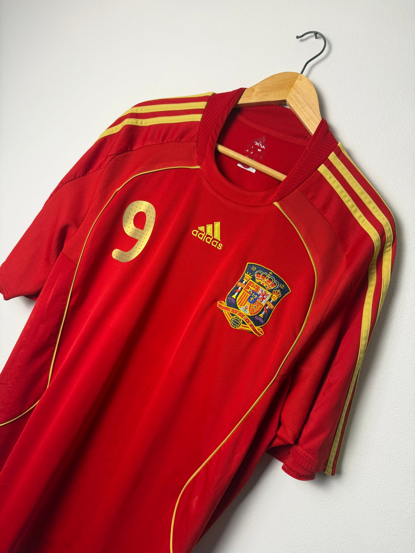 Fernando Torres Spain 2008 home football shirt (XL)