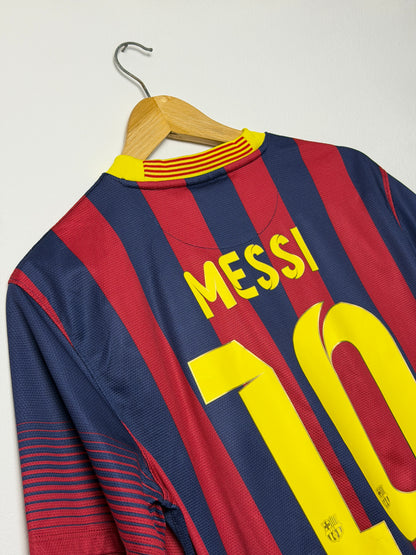 Lionel Messi FC Barcelona 2013-14 home football shirt (L)