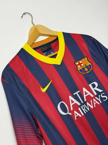Lionel Messi FC Barcelona 2013-14 home football shirt (L)