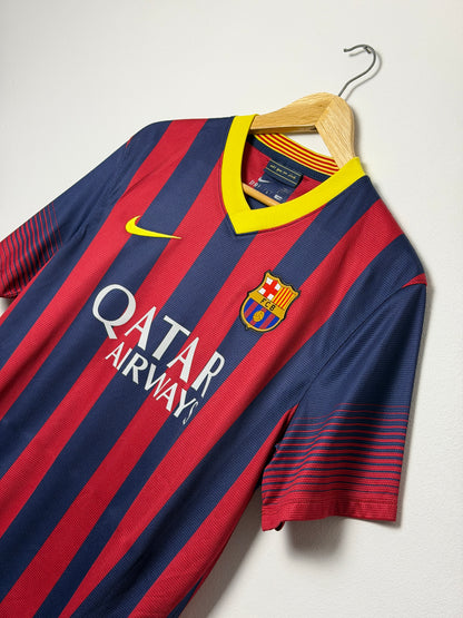 Lionel Messi FC Barcelona 2013-14 home football shirt (L)
