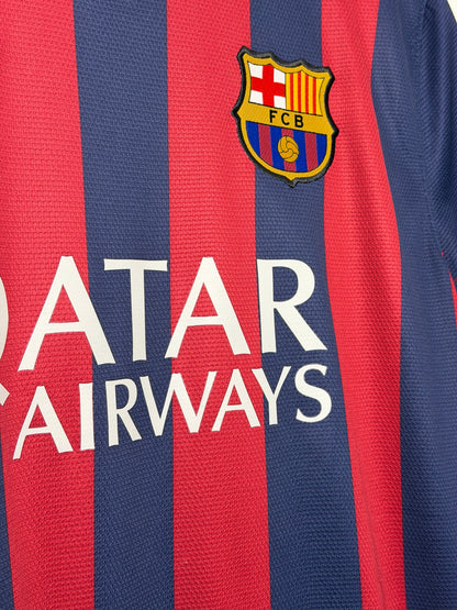 Lionel Messi FC Barcelona 2013-14 home football shirt (L)