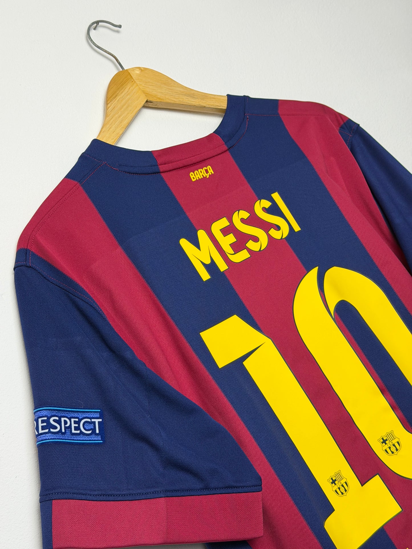 Lionel Messi FC Barcelona 2014-15 final edition home football shirt (XL)