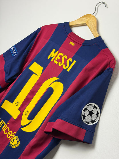 Lionel Messi FC Barcelona 2014-15 final edition home football shirt (XL)