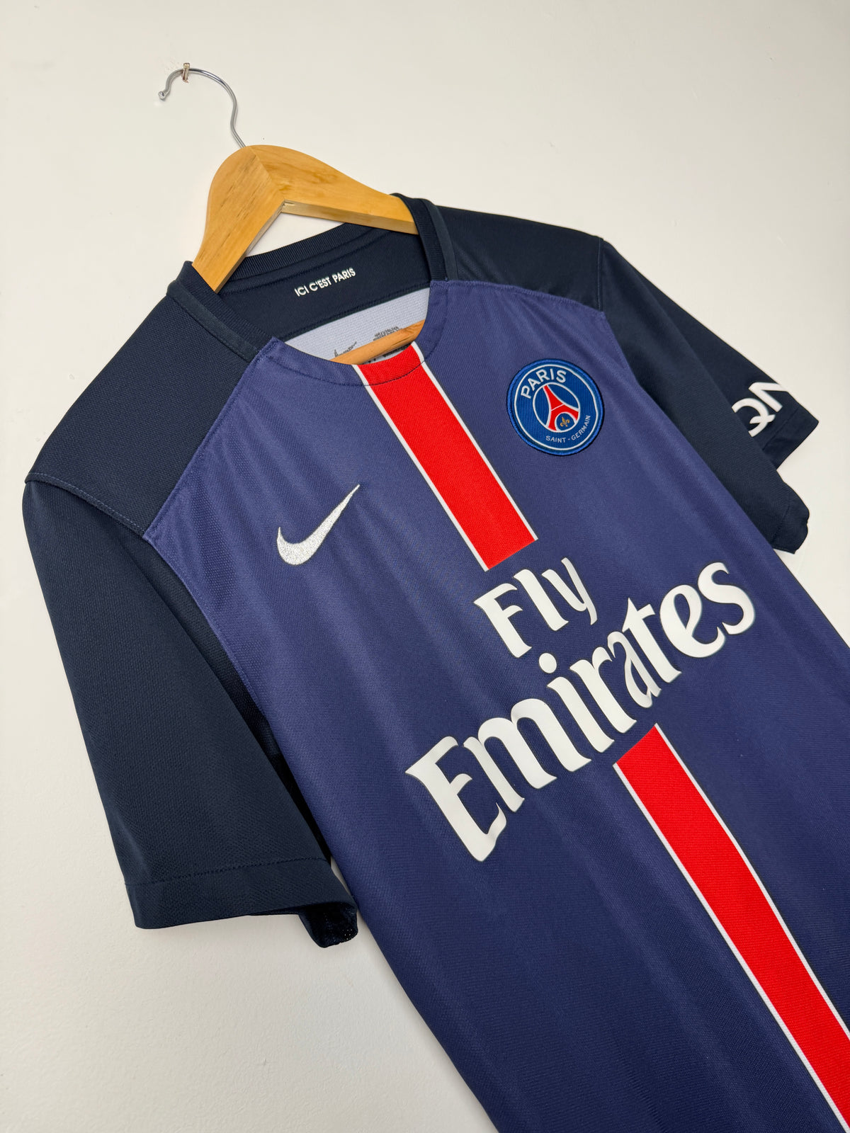 Edinson Cavani PSG 2015-16 home football shirt (M)