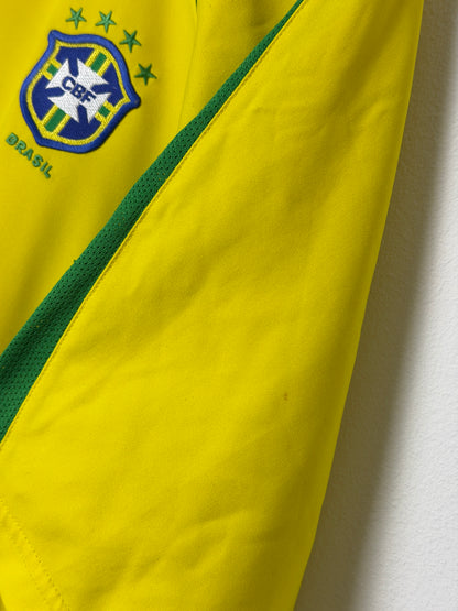 Ronaldinho Brazil 2002 World Cup home football shirt (XL)