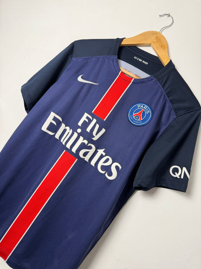 Edinson Cavani PSG 2015-16 home football shirt (M)