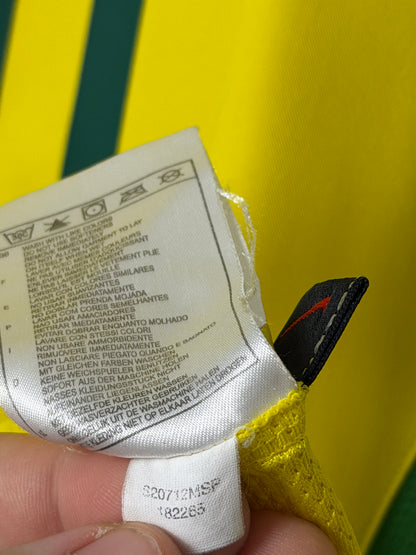 Ronaldinho Brazil 2002 World Cup home football shirt (XL)