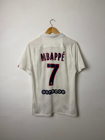 Kylian Mbappe PSG 2019-20 third football shirt (M)
