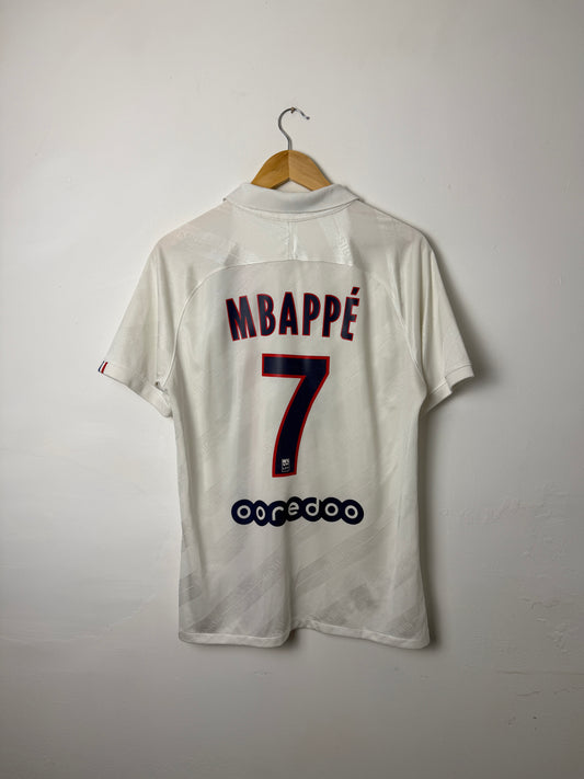 Kylian Mbappe PSG 2019-20 third football shirt (M)