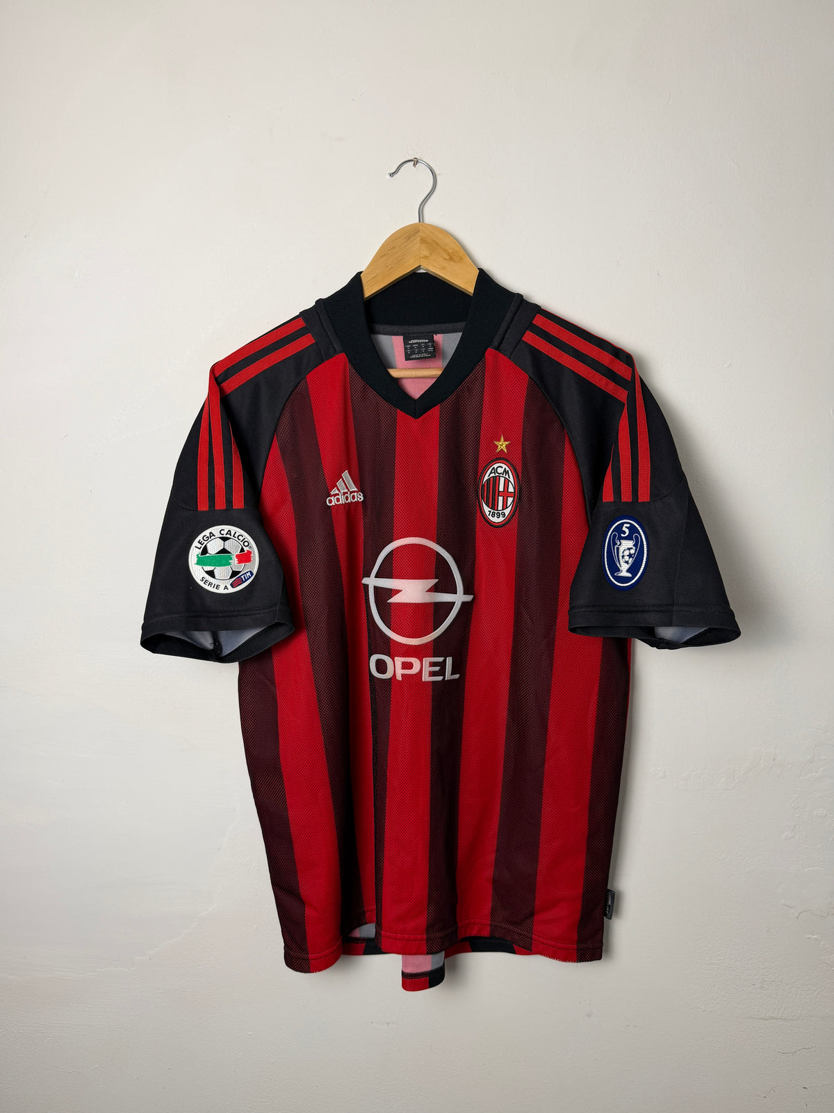 Andrea Pirlo AC Milan 2002-03 home football shirt (M)