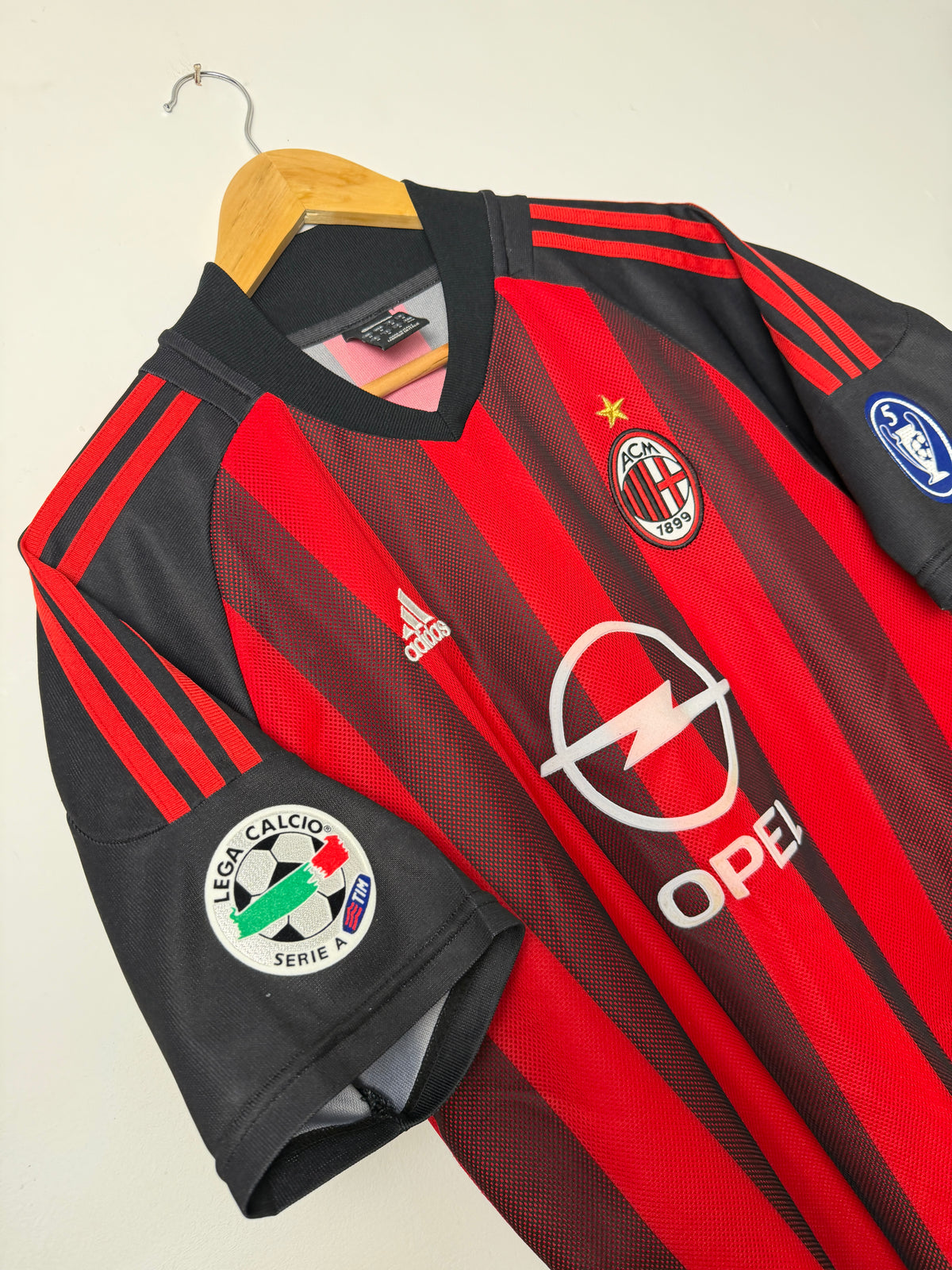 Andrea Pirlo AC Milan 2002-03 home football shirt (M)