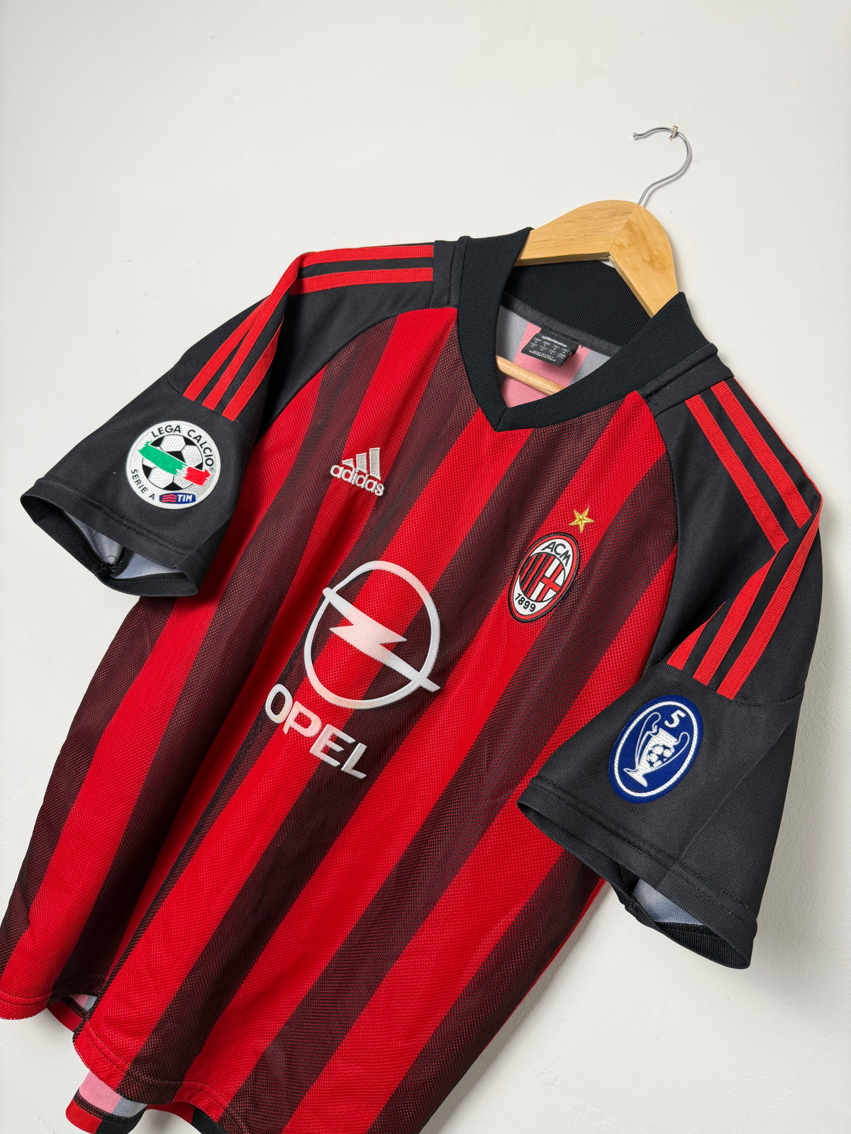 Andrea Pirlo AC Milan 2002-03 home football shirt (M)