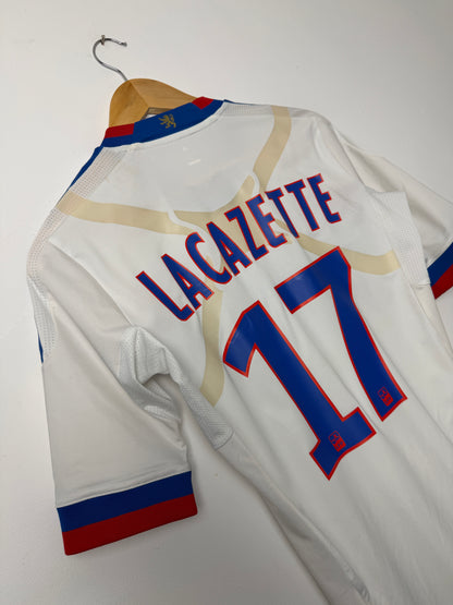 Alexandre Lacazette Olympique Lyonnais Techfit 2011-12 home football shirt (M)