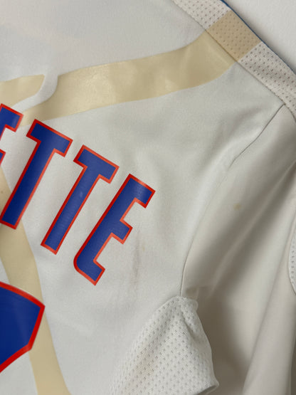 Alexandre Lacazette Olympique Lyonnais Techfit 2011-12 home football shirt (M)