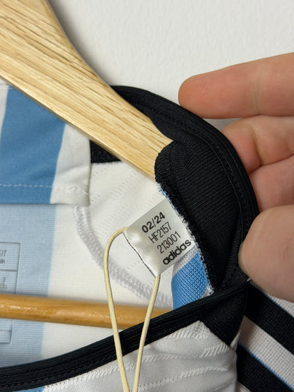 Lionel Messi Argentina 2022 World Cup final edition home football shirt (L)