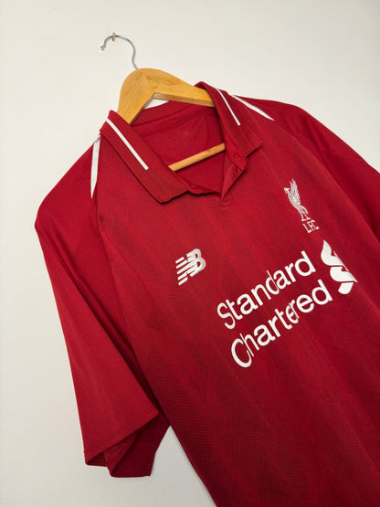 Mohamed Salah Liverpool FC 2018-19 home football shirt (M)