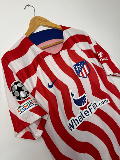 Antoine Griezmann Atletico Madrid 2022-23 home football shirt (L)