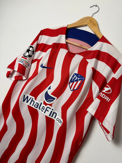 Antoine Griezmann Atletico Madrid 2022-23 home football shirt (L)