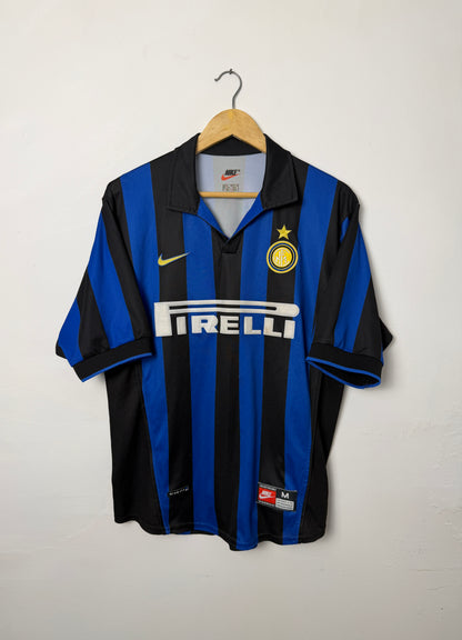 Ronaldo Nazario Inter Milan 1998-199 home football shirt (M)