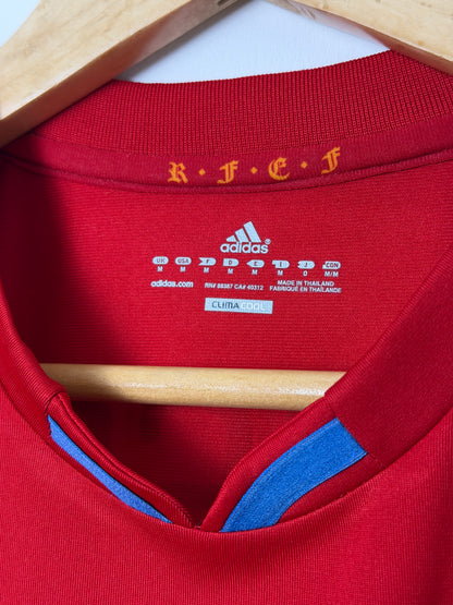 Andres Iniesta Spain 2010 World Cup home football shirt (M)