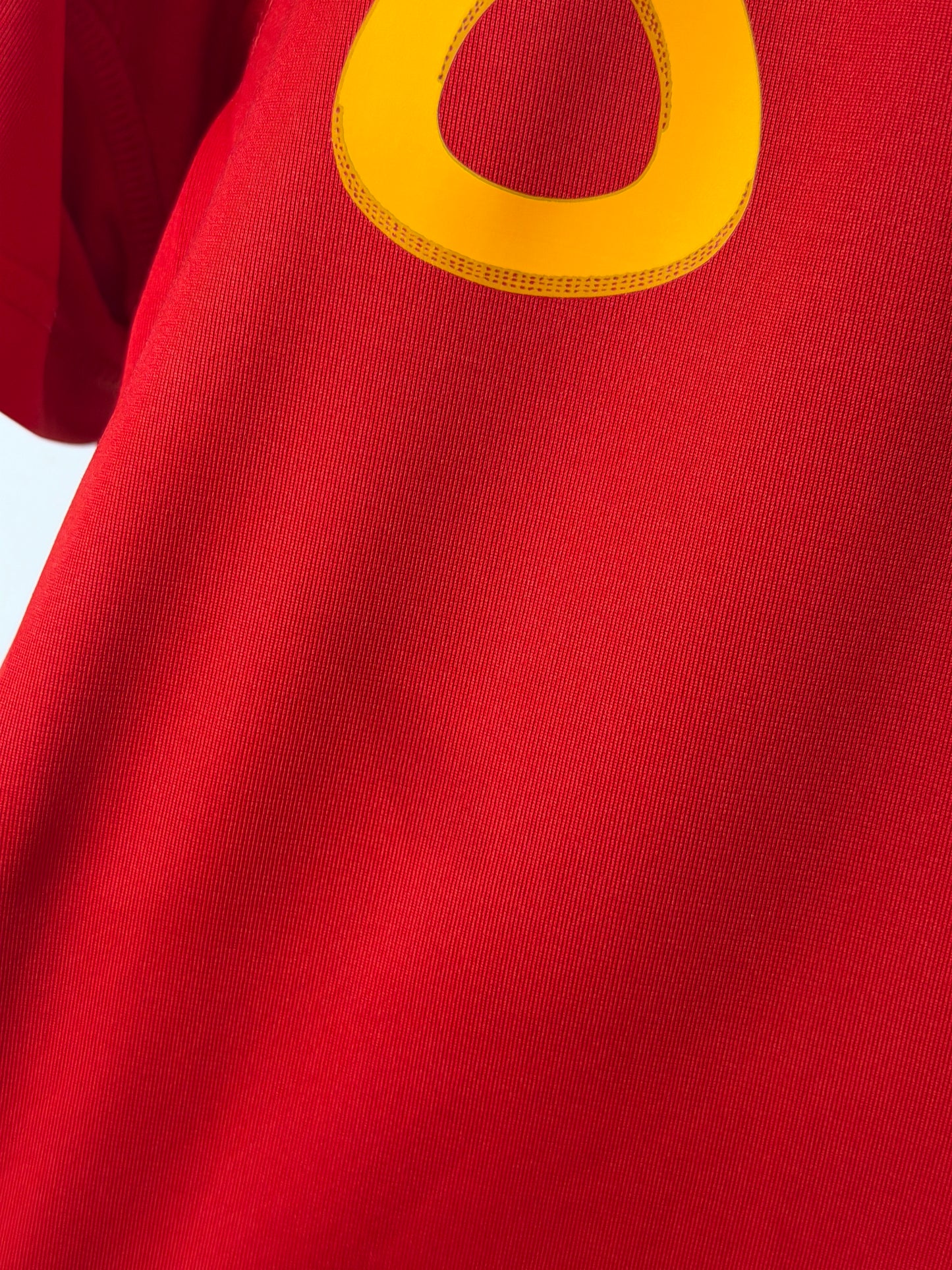 Andres Iniesta Spain 2010 World Cup home football shirt (M)