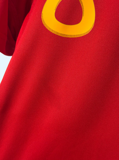 Andres Iniesta Spain 2010 World Cup home football shirt (M)