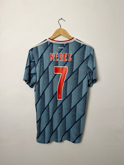 David Neres AFC Ajax 2020-21 away football shirt (M)
