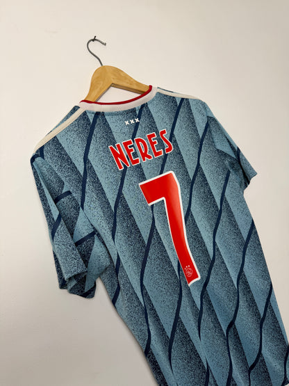 David Neres AFC Ajax 2020-21 away football shirt (M)