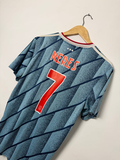 David Neres AFC Ajax 2020-21 away football shirt (M)