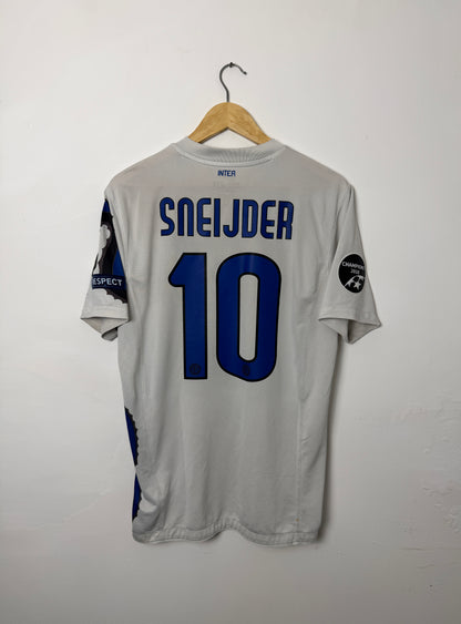 Wesley Sneijder Inter Milan 2010-11 away football shirt (M)