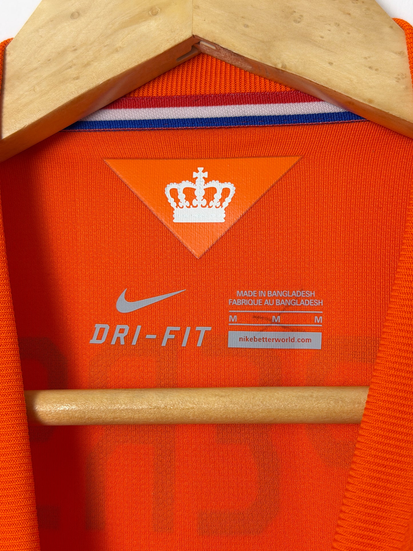 Robin Van Persie Netherlands 2014 World Cup home football shirt (M)