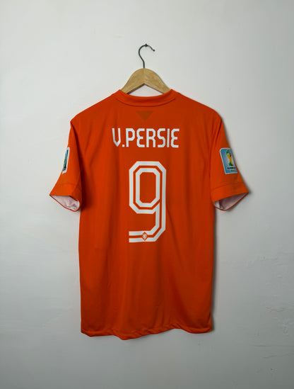 Robin Van Persie Netherlands 2014 World Cup home football shirt (M)